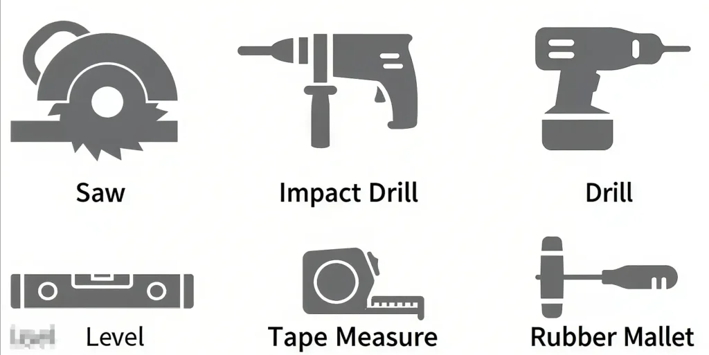 tools you need when installing wpc decking