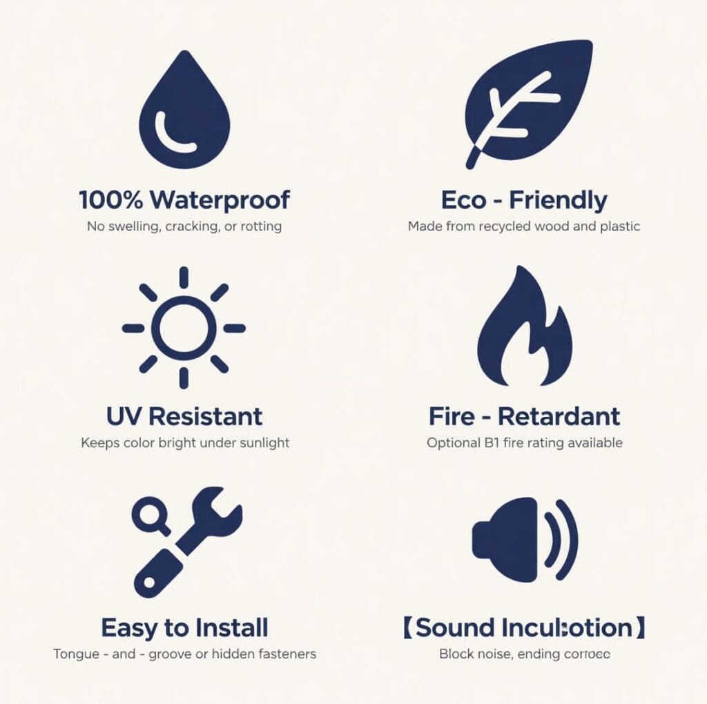 Key Features of WPC Wall Panels