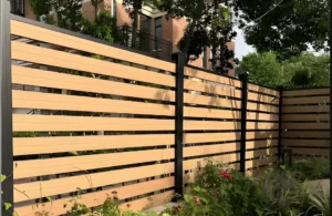 Modern composite fencing