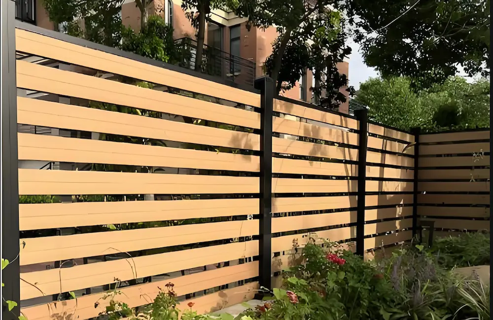 Modern composite fencing