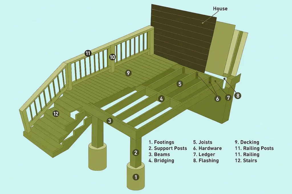 Parts of a Deck