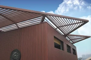 Modern exterior wall with composite wall panels