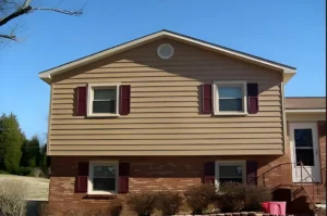 Durable exterior wall panels made from composite materials